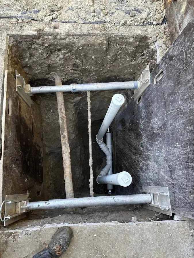 Experienced plumber completing Gas Line Repair work in Poolesville